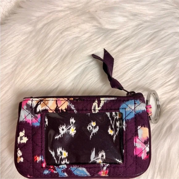 Vera Bradley Purple Floral Quilted Wallet - Picture 2 of 4